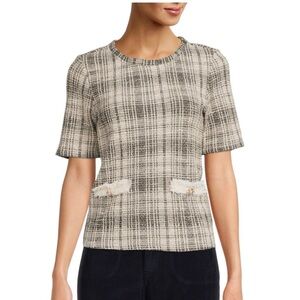 Lea & Viola Tweed Shirt Women’s Small